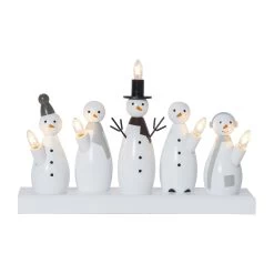 Star Trading Snowman Adventskandelaar